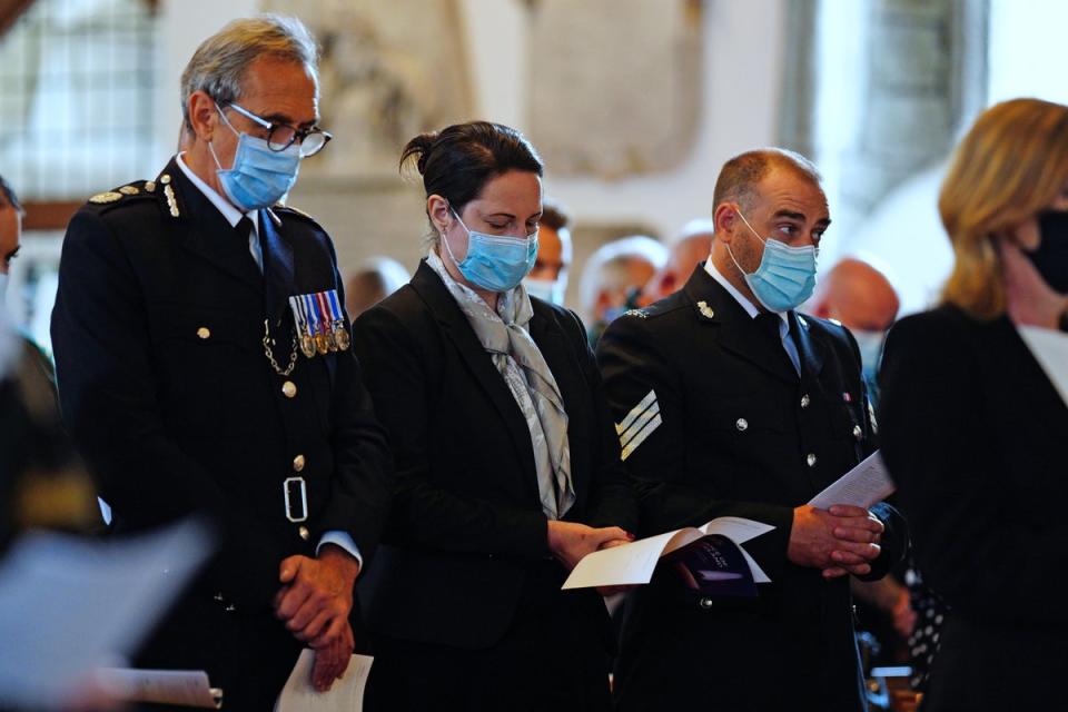 People will be gathering at the Minister Church of St Andrew for a civic service to remember those that died in the Keyham tragedy (Ben Birchall/PA) (PA Archive)