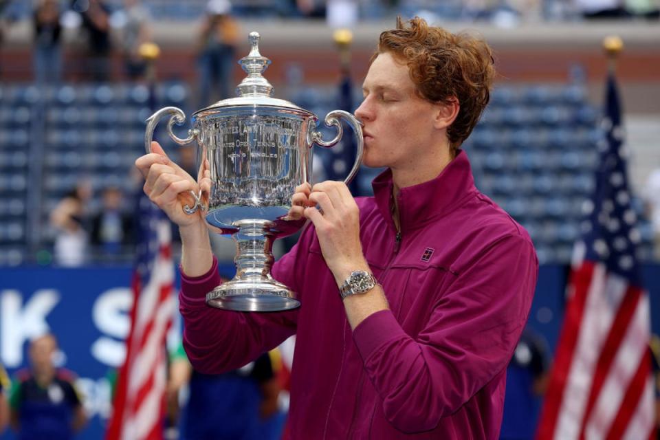 Jannik Sinner won his second grand slam title with a straight-sets win  (Getty Images)