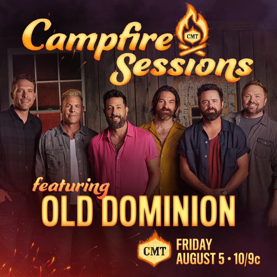 Watch Old Dominion Sings "No Hard Feelings" on CMT Campfire Sessions