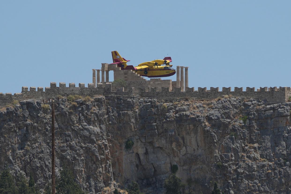 Greece wildfires (Copyright 2023 The Associated Press. All rights reserved.)