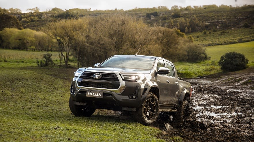 Toyota Hilux, la camioneta más vendida del país.