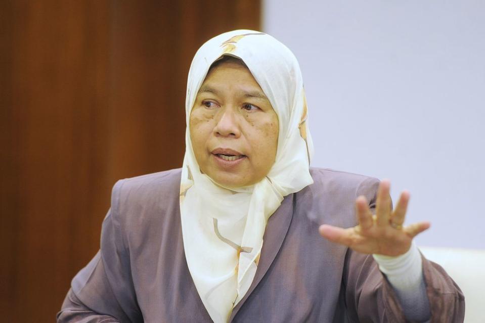 Zuraida said that local council elections would be carried out in stages once Penang gets the Cabinet’s approval. — Picture by Shafwan Zaidon