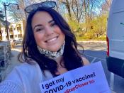 <p><strong>Moderna vaccine</strong></p> <p><strong>First Shot: </strong>I got my vaccine at a CVS store in Westchester County, New York. I have to admit, it felt a bit odd to be getting a shot in the greeting card aisle of a drug store — but I was all for it! My first shot was in early April (the appointment secured after spending hours of the day refreshing the CVS website). I waited around 15 minutes before it was my turn, and the lovely pharmacist complimented my shoulder-baring dress (which, admittedly, I bought specifically for my vaccine moment). The shot was painless, and my only side effect from the first round was some arm pain that lasted about two days. It didn't feel any worse than the arm soreness from getting a flu shot.</p> <p><strong>Second Shot: </strong>At the beginning of May, I was back in CVS for round number two. I had an even shorter wait this time, and like round one, the shot itself was totally painless. I felt some arm numbness pretty immediately, but the rest of that night I was totally fine. The next morning, I woke up feeling like I had done an intense workout. My entire body was achy and sore, and I just felt overall exhausted. I had some head pain, but as a chronic headache sufferer, it was hard to tell if that was vaccine-caused or just my usual. I ended up calling out of work and mostly lazed in bed all day feeling incredibly fatigued. Luckily, the cruddy feeling didn't last. The next day, I was back to my normal self and so thrilled to be inoculated against the virus!</p>