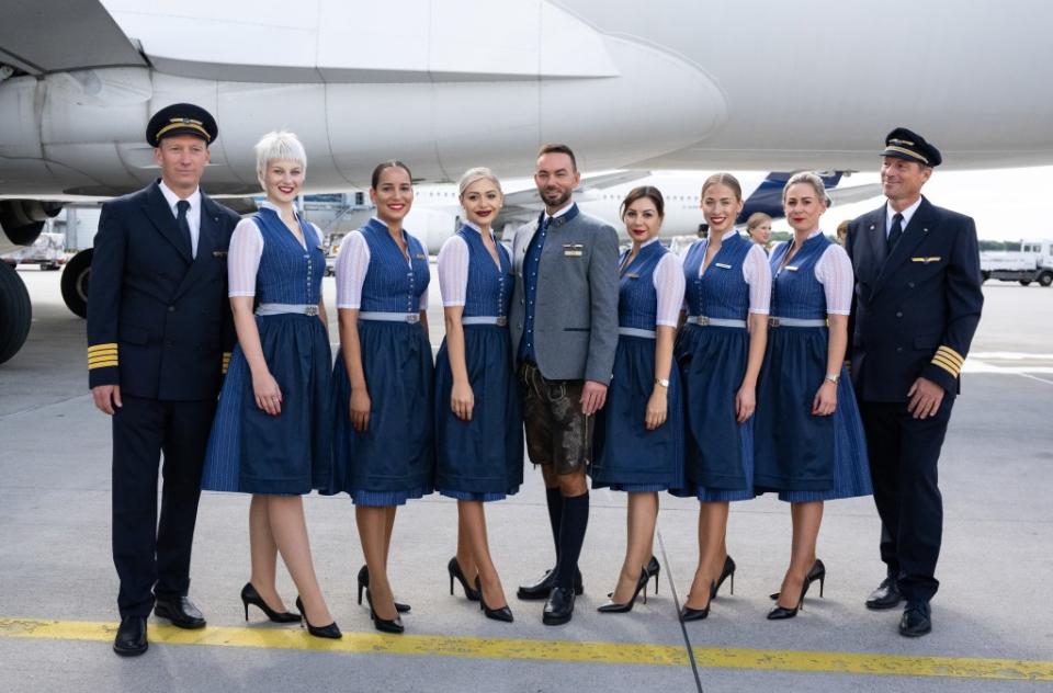 A Lufthansa flight attendant rep floated the special menu fee as a way to curb the overwhelming number of requests on flights. dpa/picture alliance via Getty Images