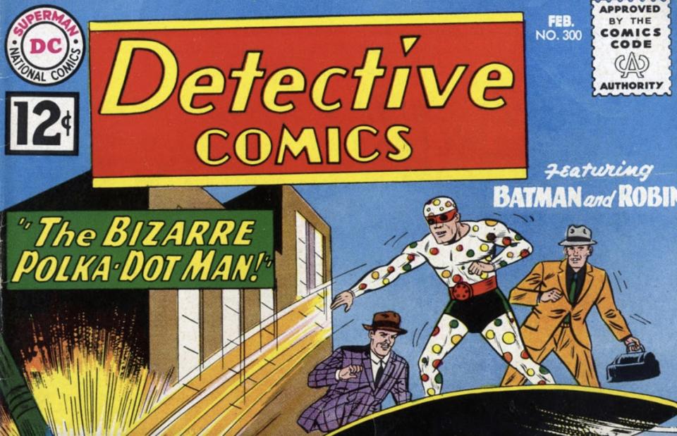 Polka-Dot Man's first comic appearance in Detective Comics #300