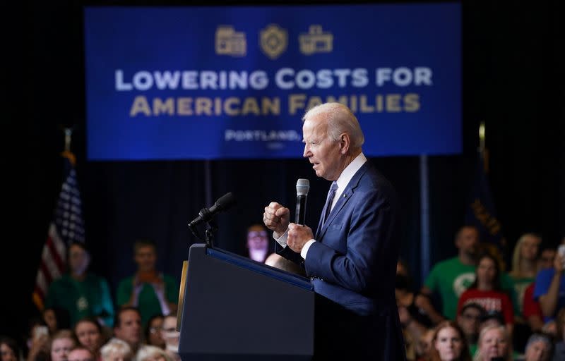 U.S. President Joe Biden visits Portland, Oregon