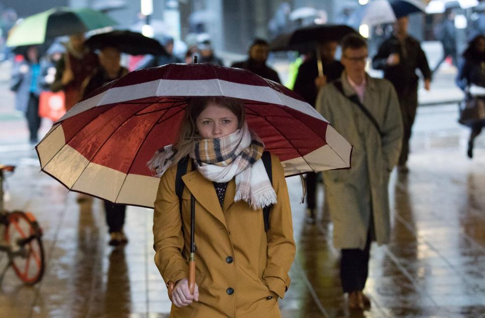 Get ready for a very wet start to the week, forecasters have warned (Rex)