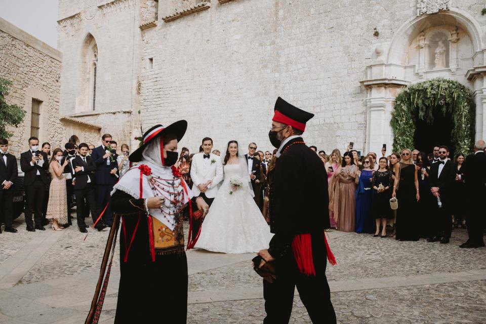 Paola Fendi Wore Dresses Designed by Kim Jones and Pierpaolo Piccioli During Her Wedding Weekend in Ibiza