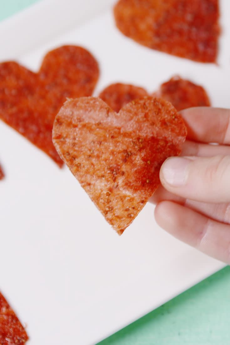 Valentine Strawberry Roll-Ups