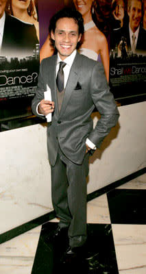 Marc Anthony at the New York premiere of Miramax Films' Shall We Dance?