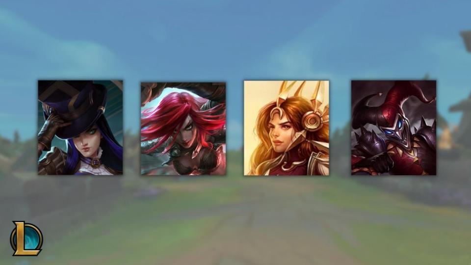 Among the outliers who struggled after 12.12 were Caitlyn, Katarina, Leona, and Shaco, who all received buffs in 12.12b. (Photo: Riot Games)