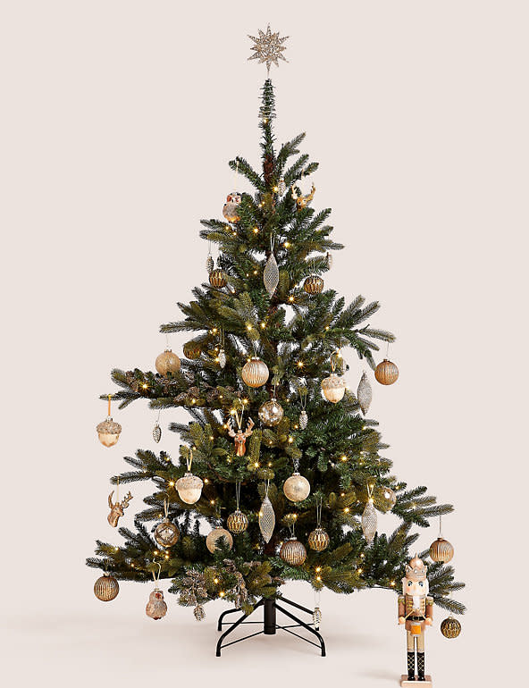 6ft Lit Noble Christmas Tree. (Marks & Spencer)