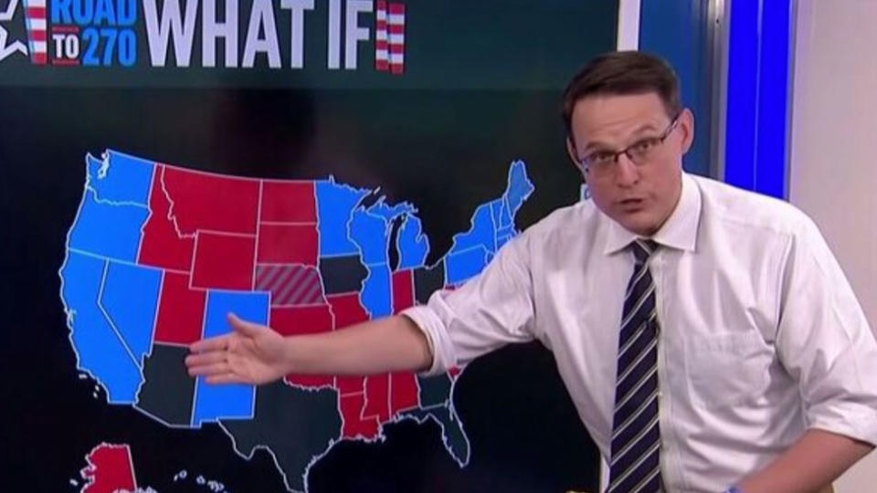 Political correspondent Steve Kornacki has been praised for his relentless election coverage. Source: MSNBC