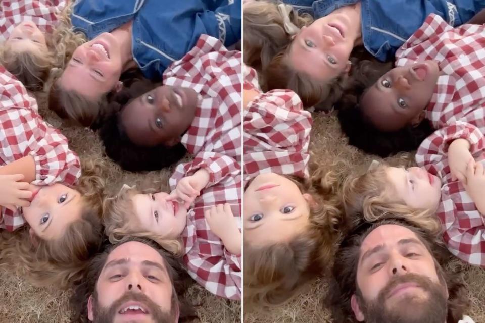 <p>Thomas Rhett/Instagram</p> Thomas Rhett and family