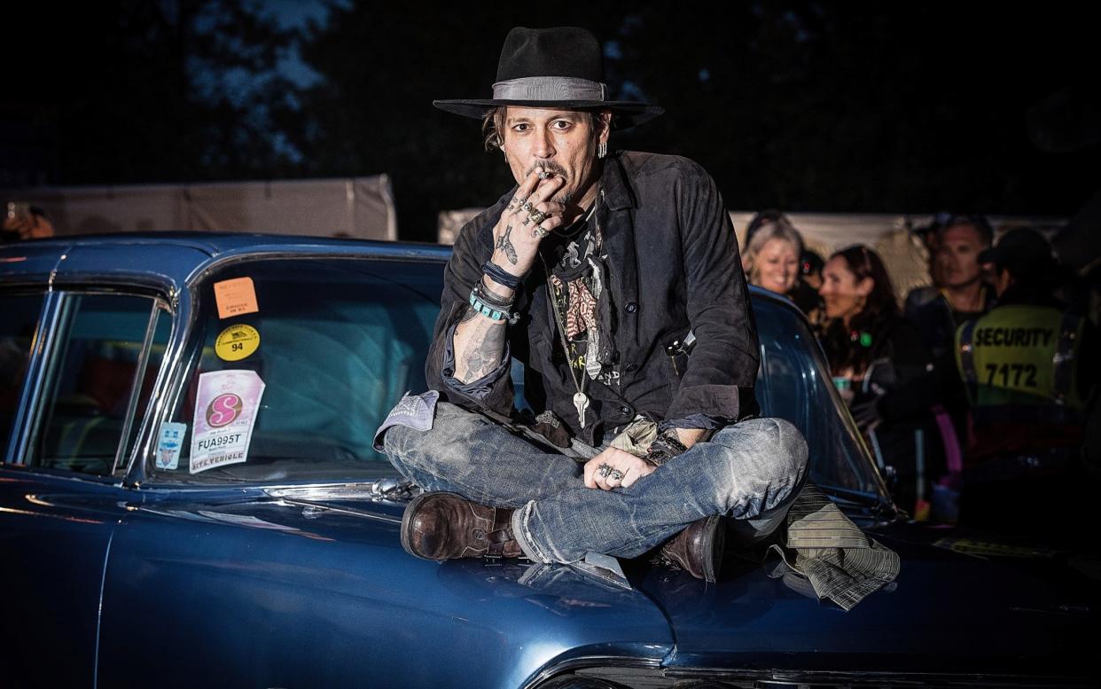 Johnny Depp at Glastonbury Festival in 2017 - Ki Price/Getty Images Europe