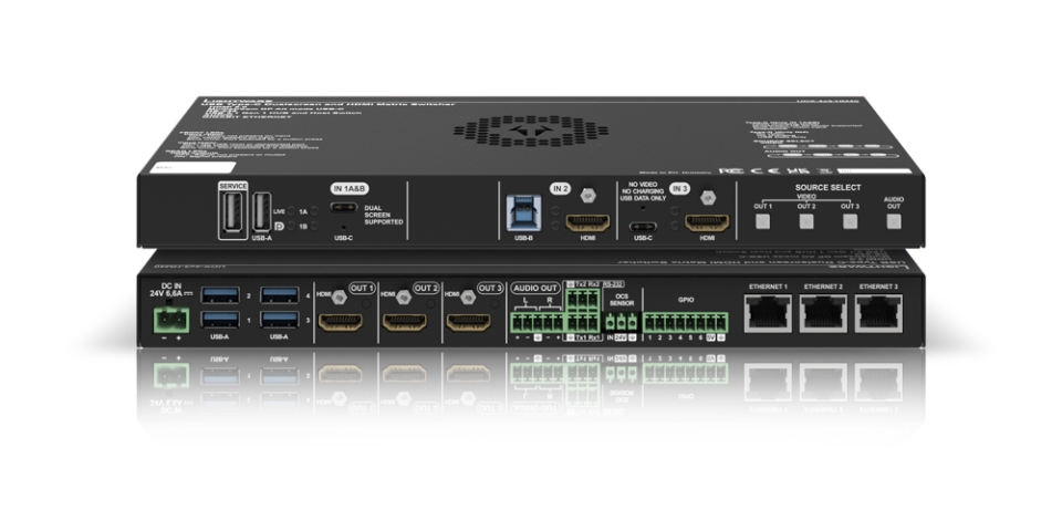 Lightware Visual Engineering | Taurus UCX-4x3-HCM40 Dual-Screen UCX