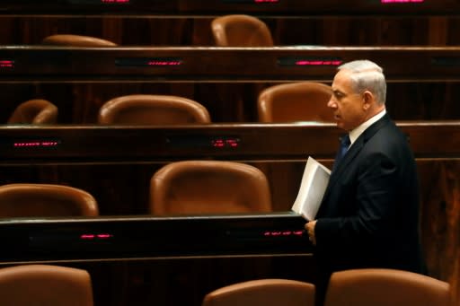 Israeli Prime Minister Benjamin Netanyahu is scrambling to find a path to extend his long tenure in power