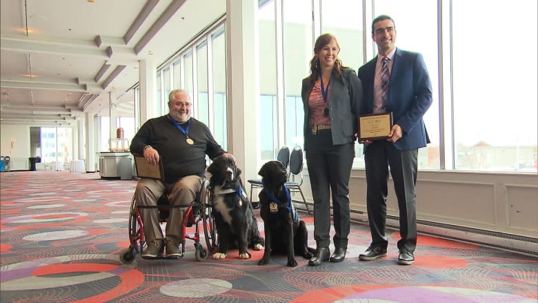 Heroic Quebec service dogs honoured at special ceremony