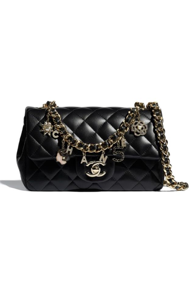 Chanel Black Suede Crystal And Dripping Chains CC Chain Around Evening Bag,  2018 Available For Immediate Sale At Sotheby's