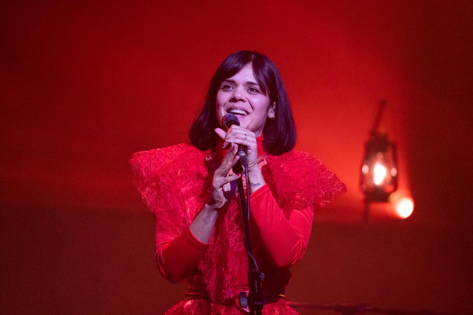 Natasha Khan AKA Bat For Lashes performs at EartH Hackney on November 26, 2019 in London, England. (Photo by Lorne Thomson/Redferns)