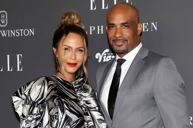 <p>Kevin Winter/Getty</p> Nicole Ari Parker and Boris Kodjoe at ELLE's Women in Hollywood event on Dec. 5, 2023