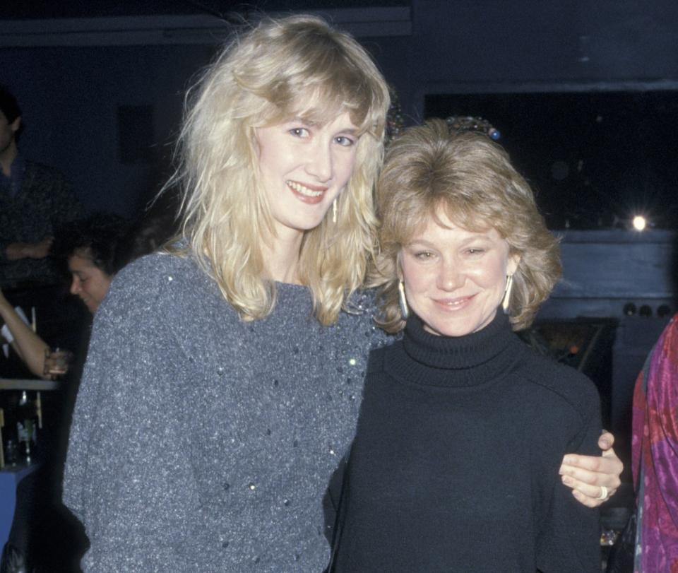 Laura Dern and Place at the premiere of "Smooth Talk" in 1985. (Photo: Ron Galella Ltd. via Getty Images)