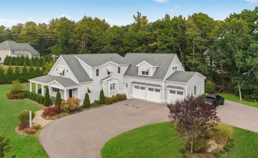 Built in 2013, the 5,100-square-foot home includes five bedrooms, four bathrooms and a basement with a bonus room.