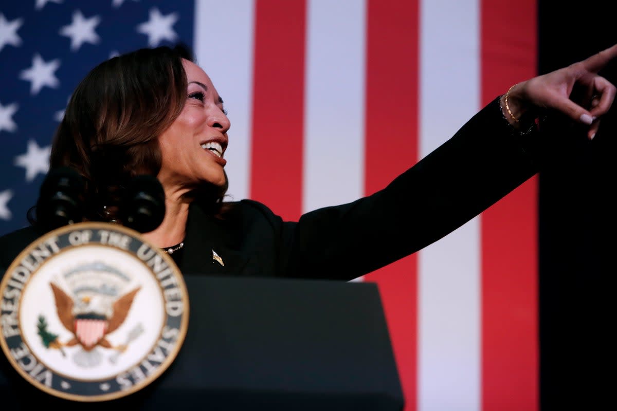 Republicans are already working on their messaging around Vice President Kamala Harris before Joe Biden steps aside.  ((Photo by Chris duMond/Getty Images))