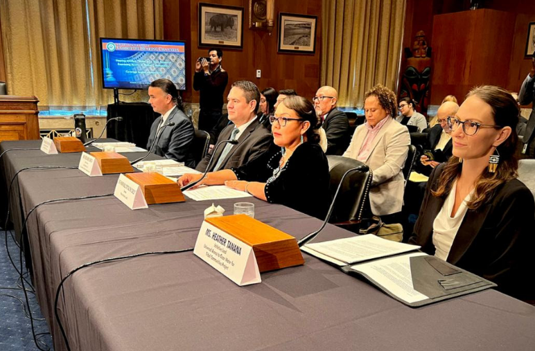Navajo Nation Council Speaker Curley told the U.S. Senate Committee on Indian Affairs that Navajo leadership stands ready to work with the Committee, with Congress, and with the Administration to address the Navajo Nation’s access to clean drinking water. (Photo/Navajo Nation)