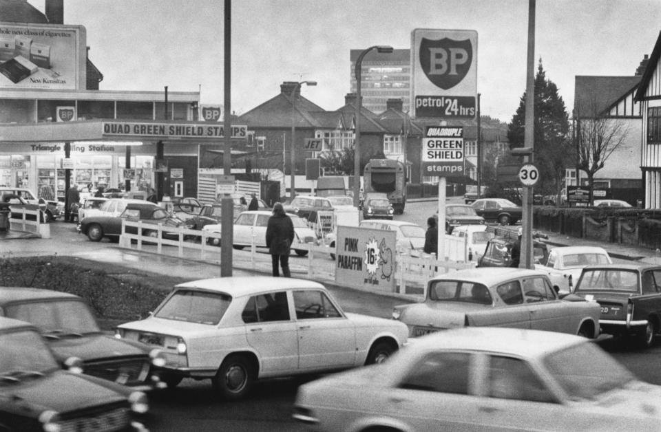 La crisis del petróleo de 1973 provocó muchos problemas en Europa. (Photo by Evening Standard/Hulton Archive/Getty Images)