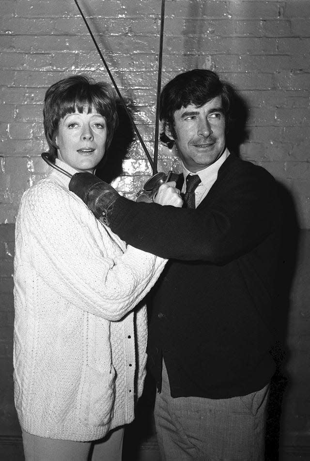 Dame Maggie Smith and Dave Allen