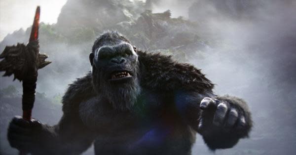 Frame de Godzilla y Kong: El Nuevo Imperio (Crédito: Warner Bros. Pictures)