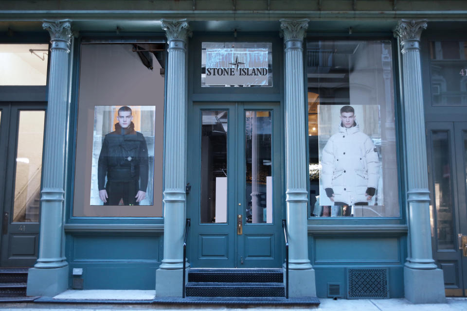 The Stone Island location on Greene Street in SoHo.