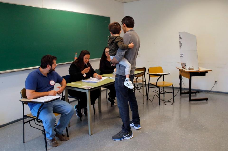 ‘Bolsonaro is such a bad president that it makes everyone else look better’, one voter said (AFP via Getty Images)