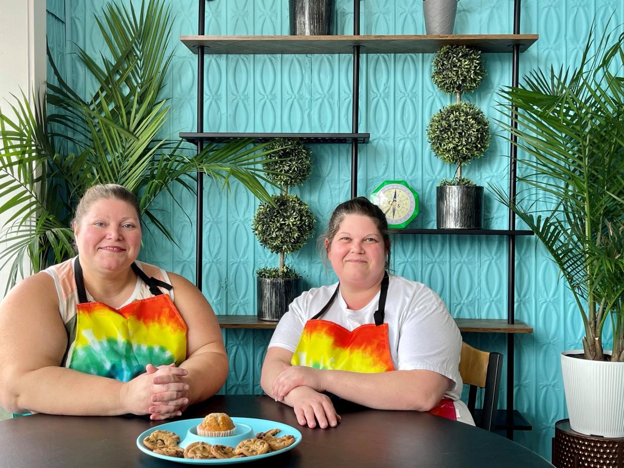 Amanda “AJ” Roth and Wendy Penn opened their new bakery, Sisters with a Twist, on April 24, 2024, in Princess Anne, Maryland.