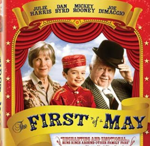 "The First of May," released in 1999, was shot in Lake Helen and DeLand, and stars Julie Harris, Dan Byrd, Mickey Rooney and Joe DiMaggio.
