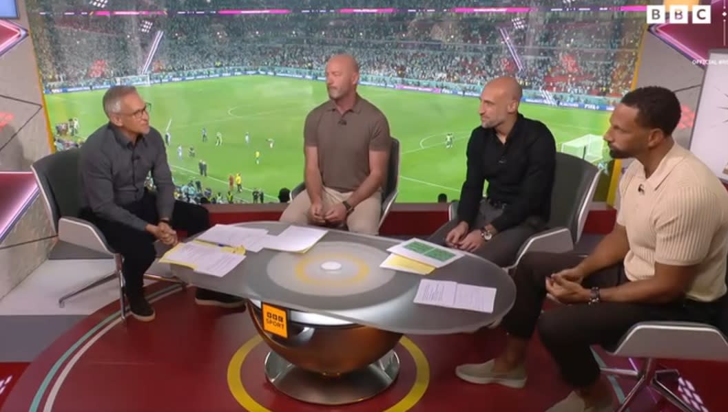 The BBC punditry team waxed lyrical over Lionel Messi after a standout performance. (BBC)