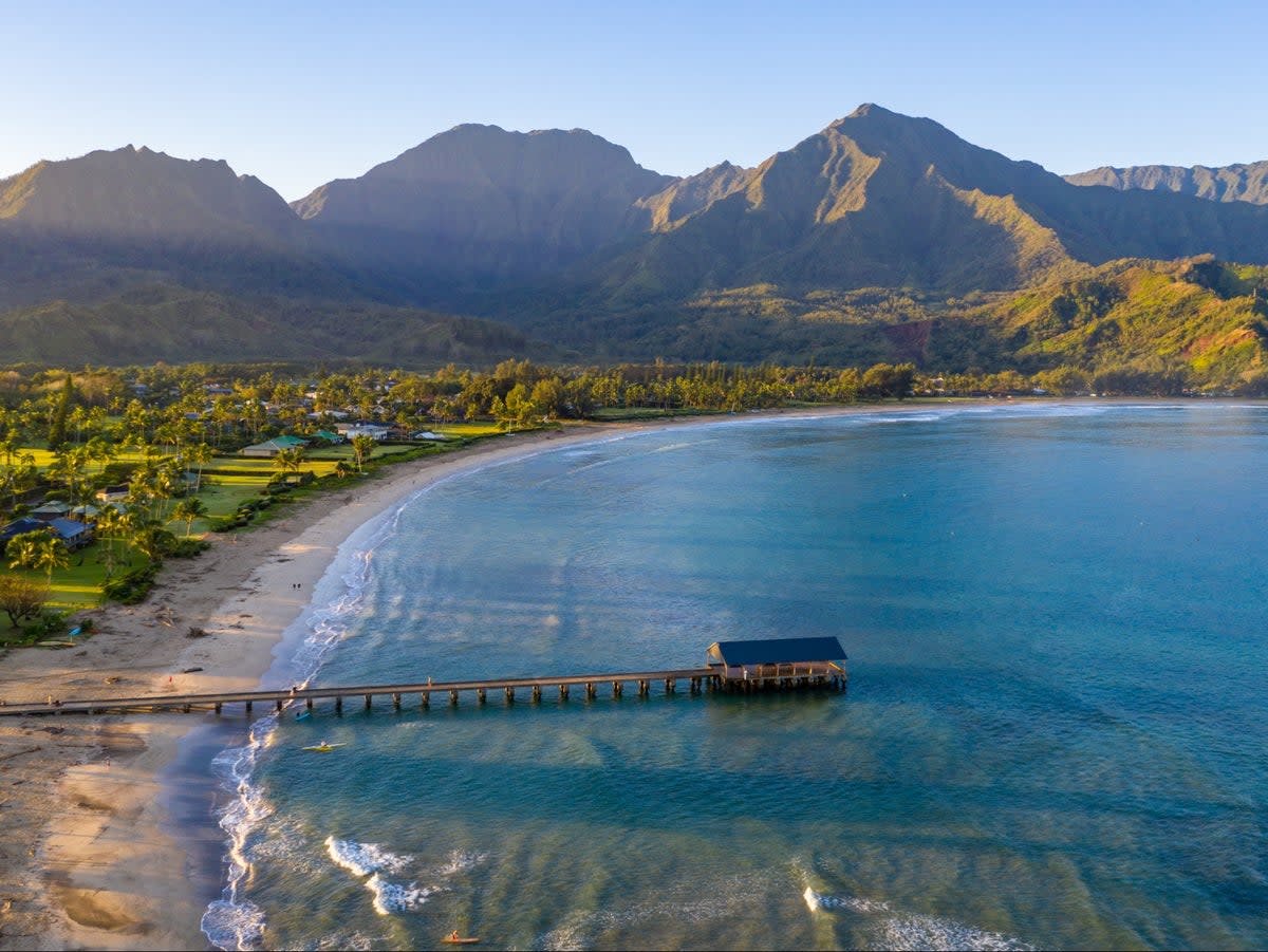 Hanalei Pier is a famous landmark on the Kauai coast (Getty Images)