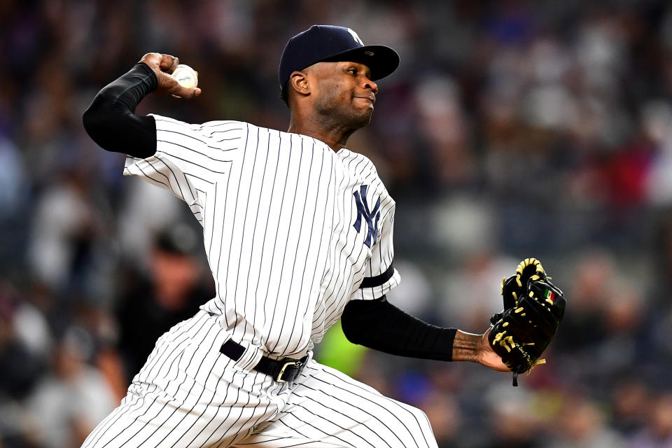 Domingo German's administrative leave extended through postseason. (Photo by Emilee Chinn/Getty Images)