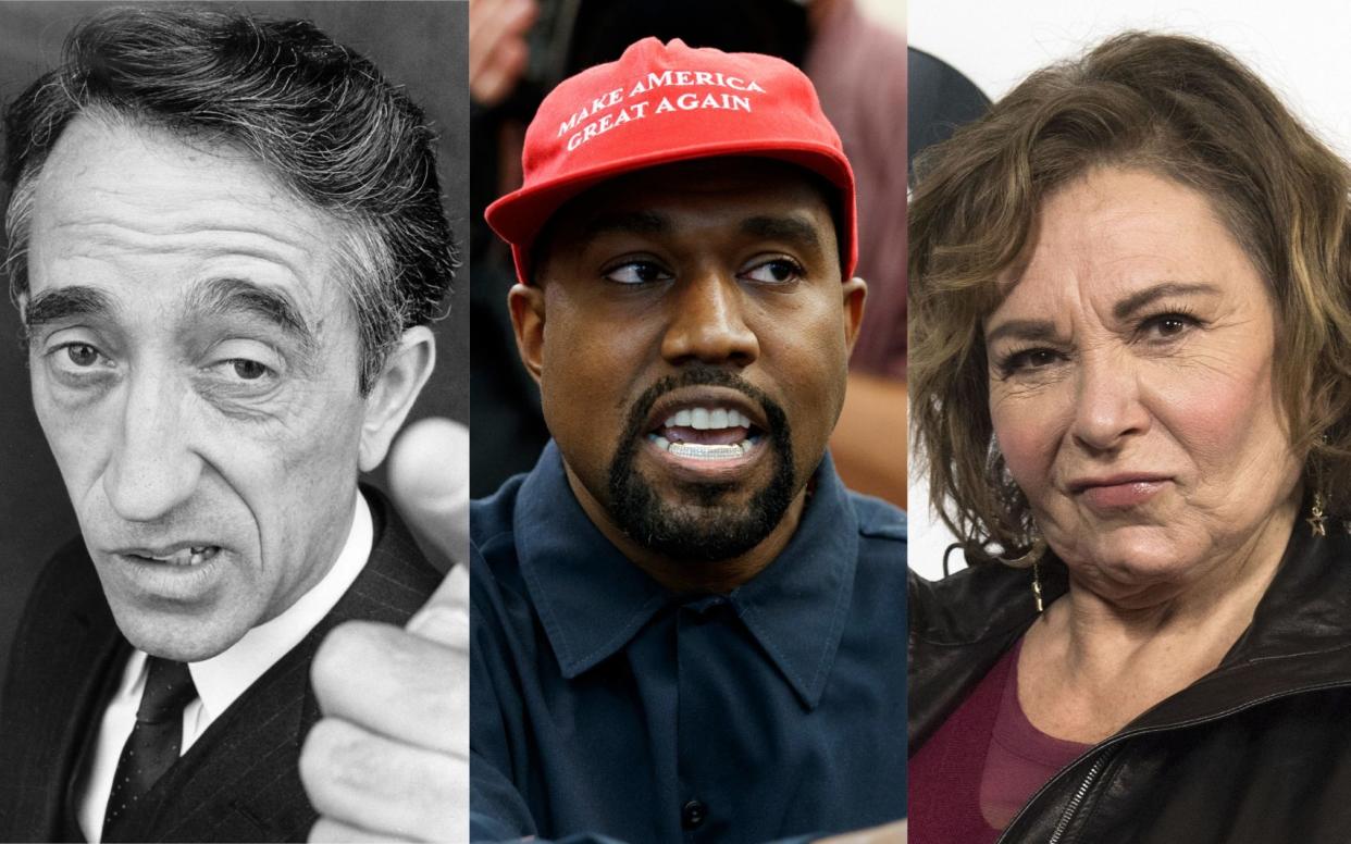 Possible Potuses: (l-r) Pat Paulsen, Kanye West and Roseanne Barr - Reuters/AP/AFP