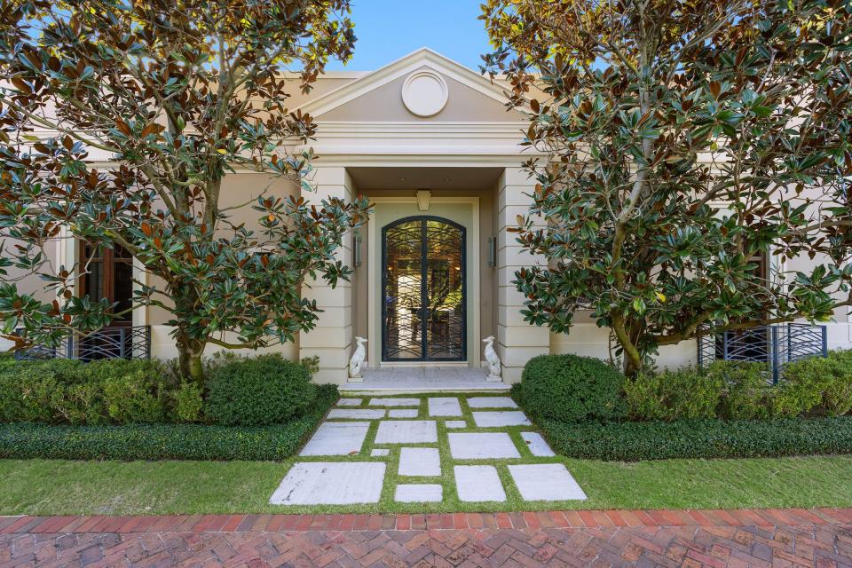 The multiple listing service is reporting this 1970s-era house just sold for $50 million at 940 S. Ocean Blvd. It has classical architectural elements common to the Palm Beach Regency style.