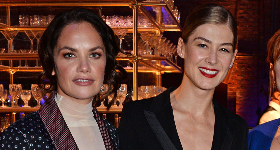 Ruth Wilson and Rosamund Pike, 2018. (Photo by David M. Benett/Dave Benett/Getty Images for IWC Schaffhausen) 