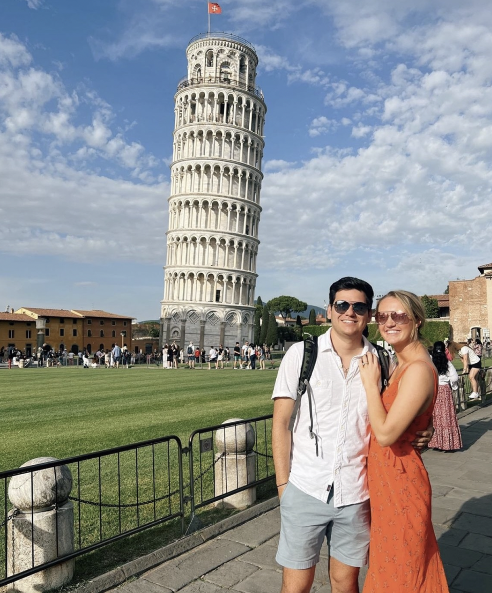 best travel instagram captions, alex drummond and mauricio scott in italy