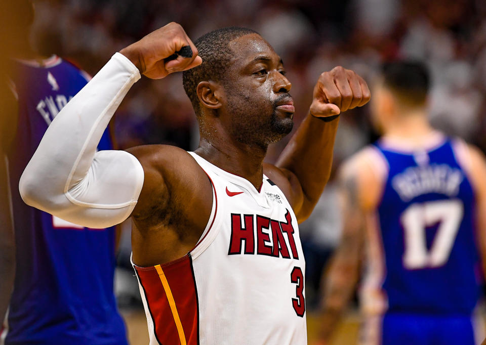 Dwyane Wade said he will only play for the Miami Heat next season if he decided to play professional basketball again. (Getty Images)