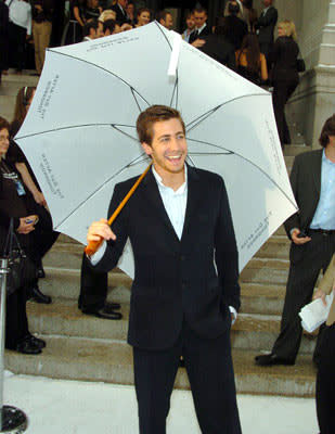 Jake Gyllenhaal at the New York premiere of Twentieth Century Fox's The Day After Tomorrow