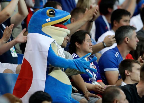 The Japanese fans captivated World Cup watchers with their costumes and spirit.