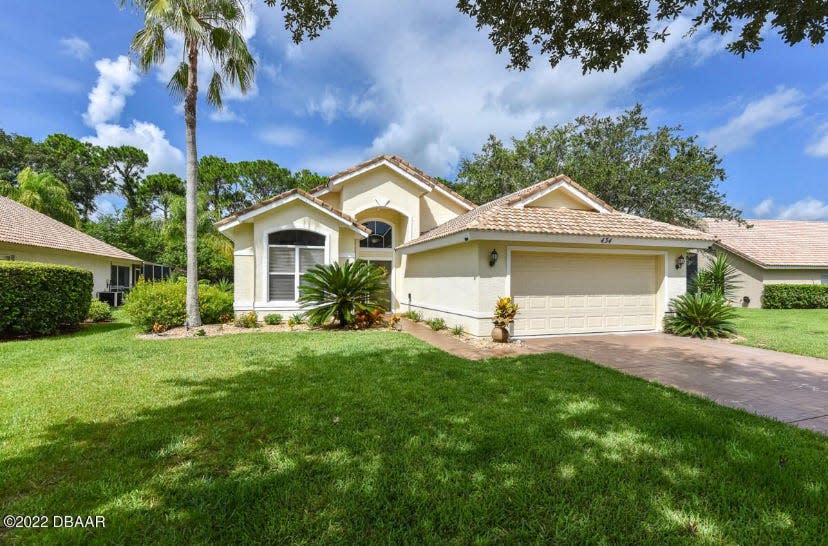 This beautiful and private pool home is situated on nearly a half-acre lot in Plantation Bay.