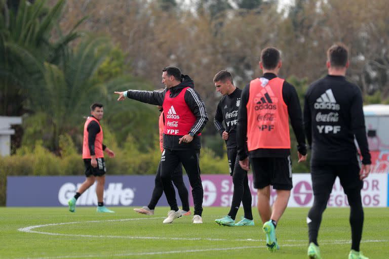 Entrenamiento de la seleccion