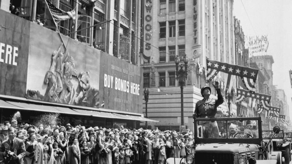 General Patton Welcome Home Parade Los Angeles California