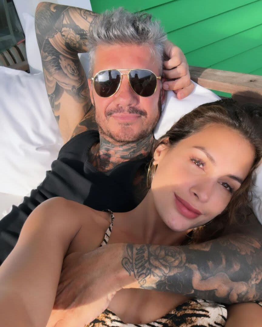 Marcelo Tinelli y Milett Figueroa juntos en Punta del Este